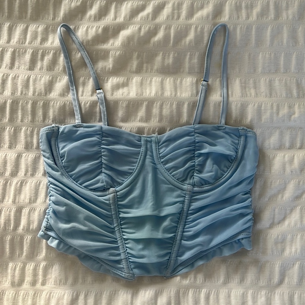Grey Bandit corset top